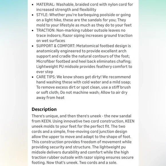 Keen Women's Sandals size 11 - Picture 7 of 7